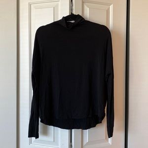 Aritzia Babaton Seaton Turtleneck Long Sleeve Black